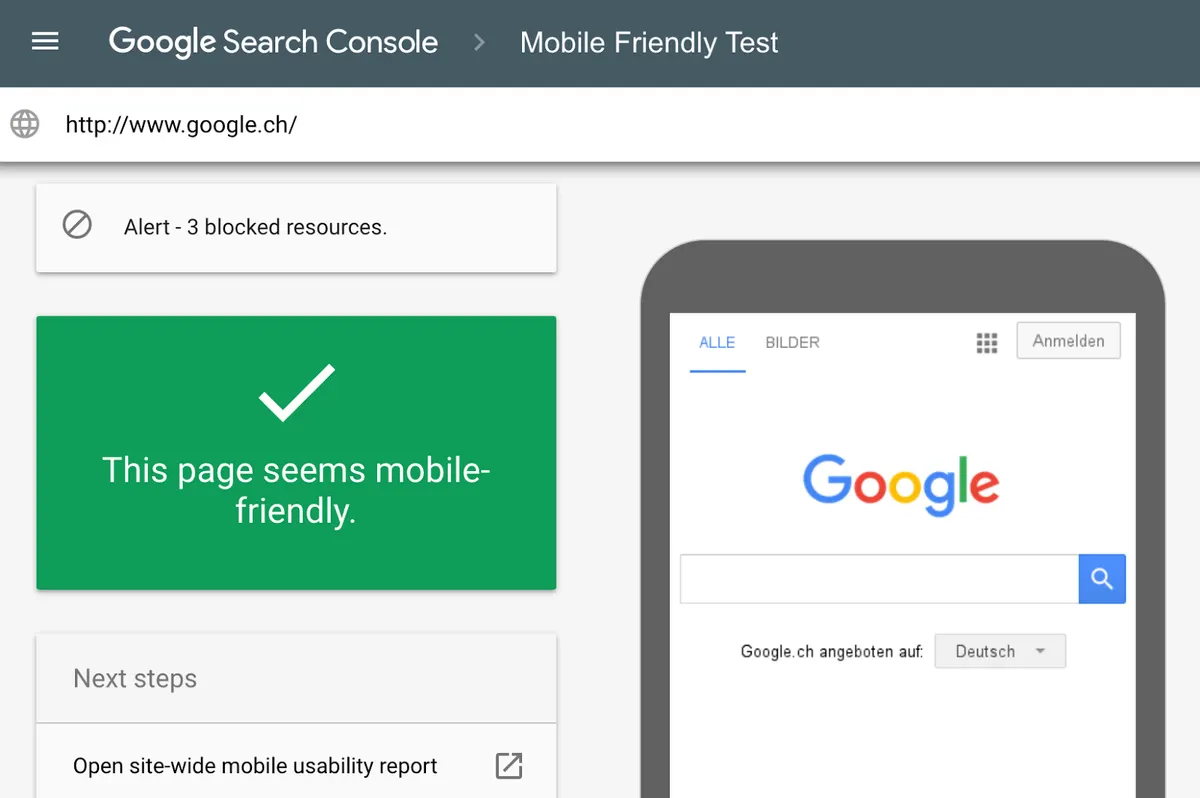An illustration of mobile-optimized web design