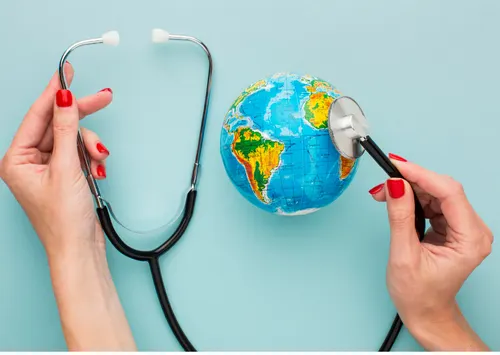 Medikal sağlık turizmini temsil eden görsel