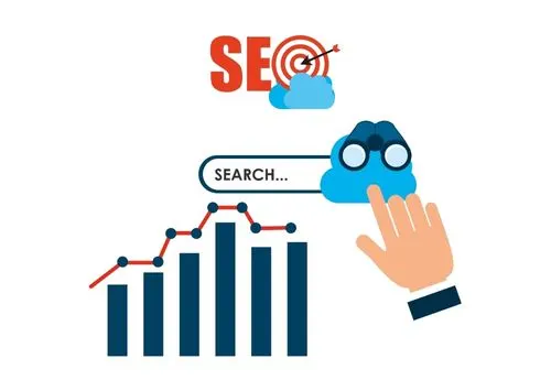 Illustration of the search engine optimization process